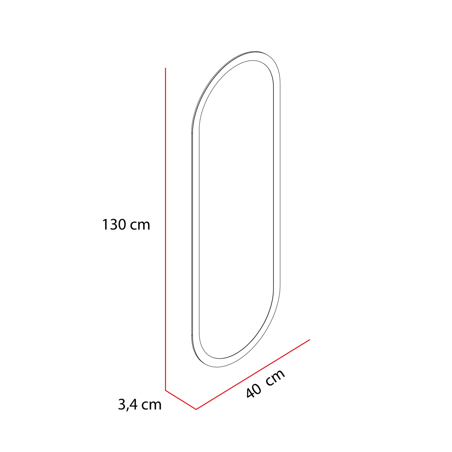 Espejo Oviedo Led + Touch