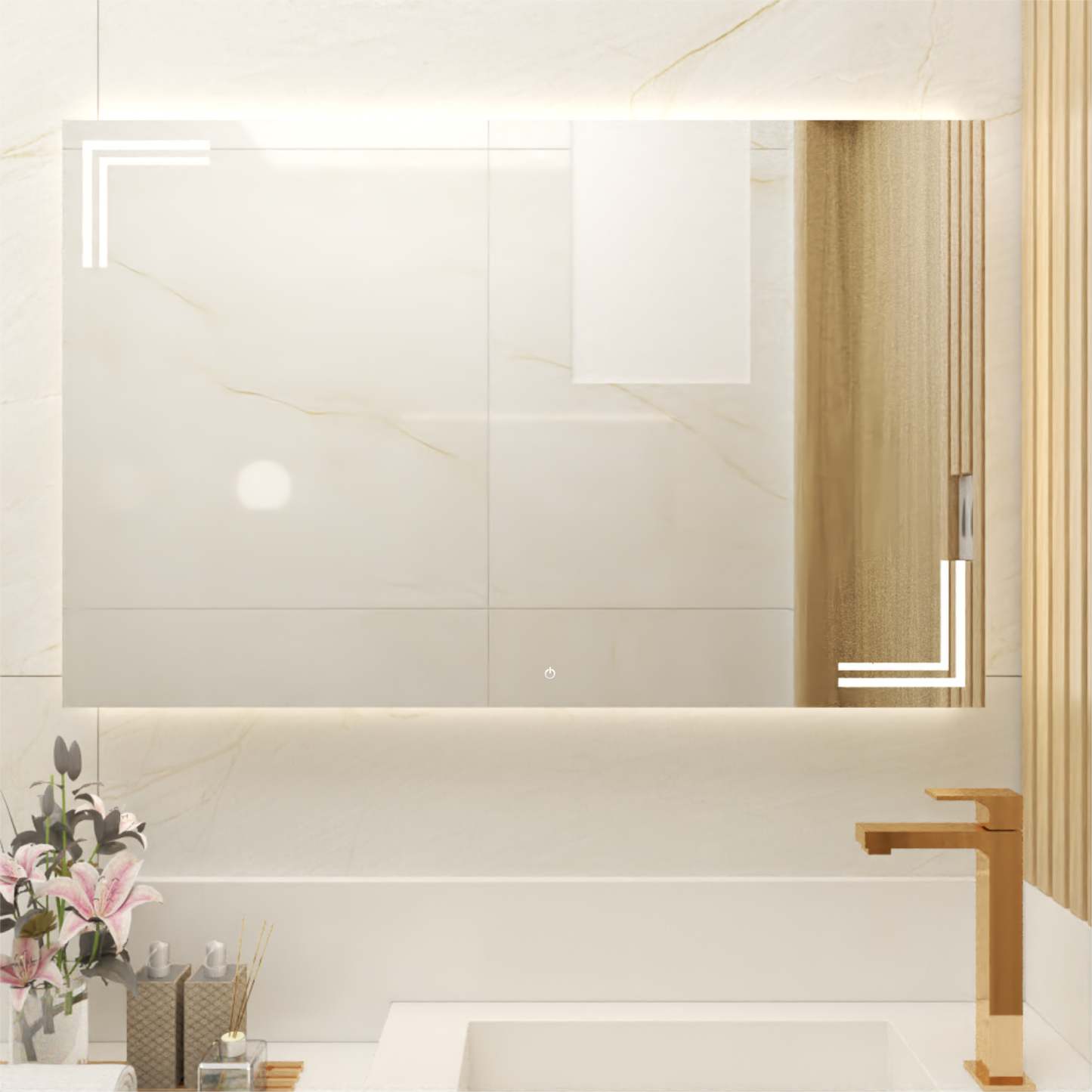 Espejo Iberia Led + Touch