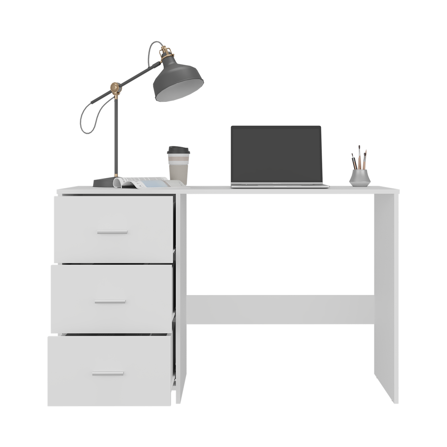 Escritorio 3 Cajones Eco Blanco