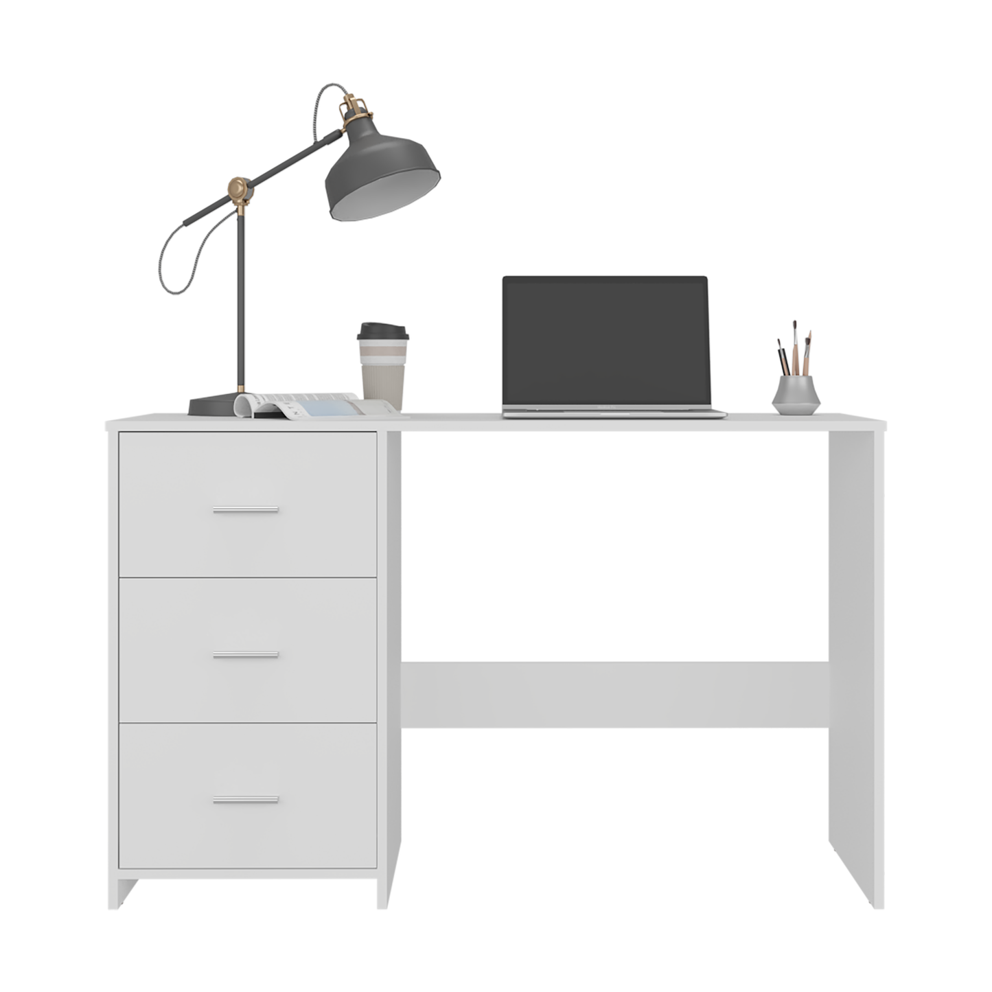 Escritorio 3 Cajones Eco Blanco