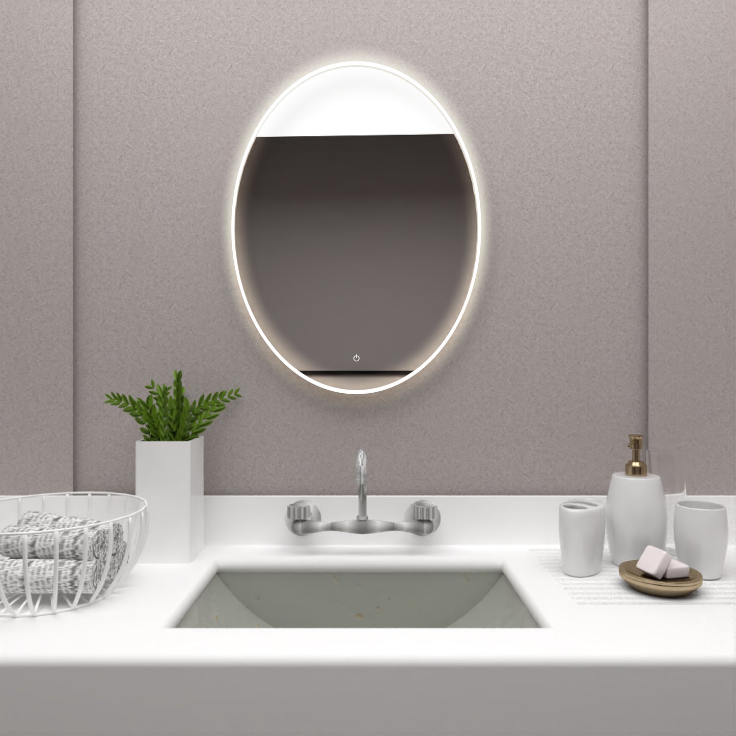 Espejo Napoli Led + Touch