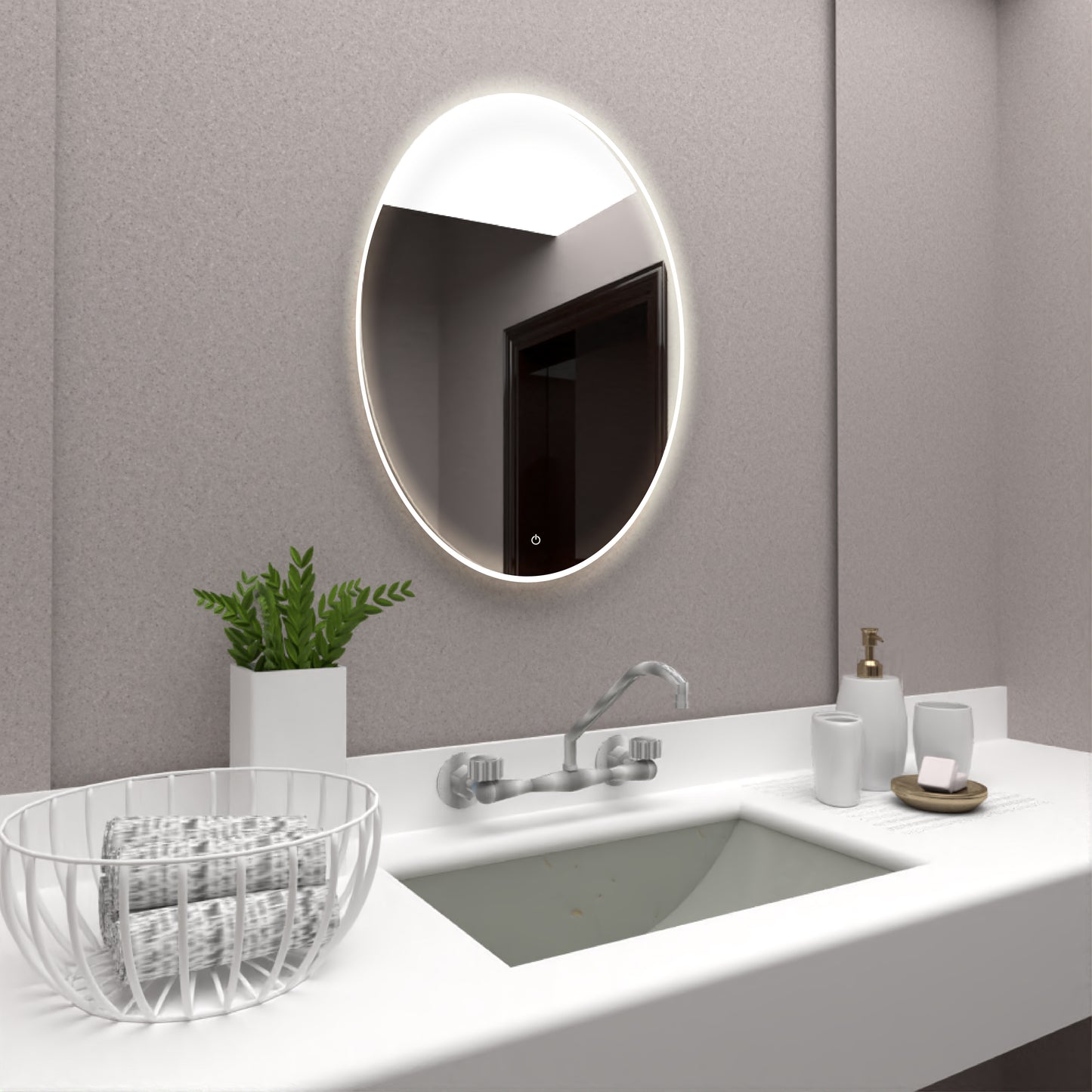 Espejo Napoli Led + Touch