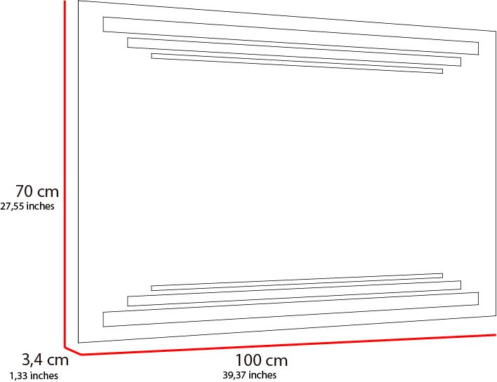 Espejo Baru Led + Touch