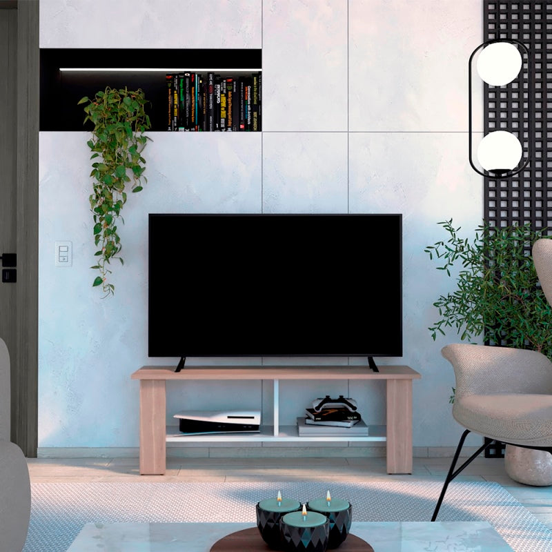 Mesa TV Navia 65" Bardolino/Blanco