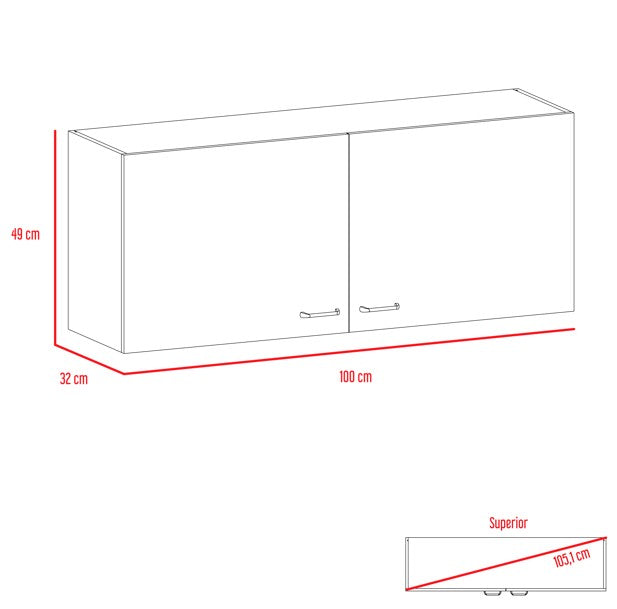 Mueble Superior Cocina Napoles