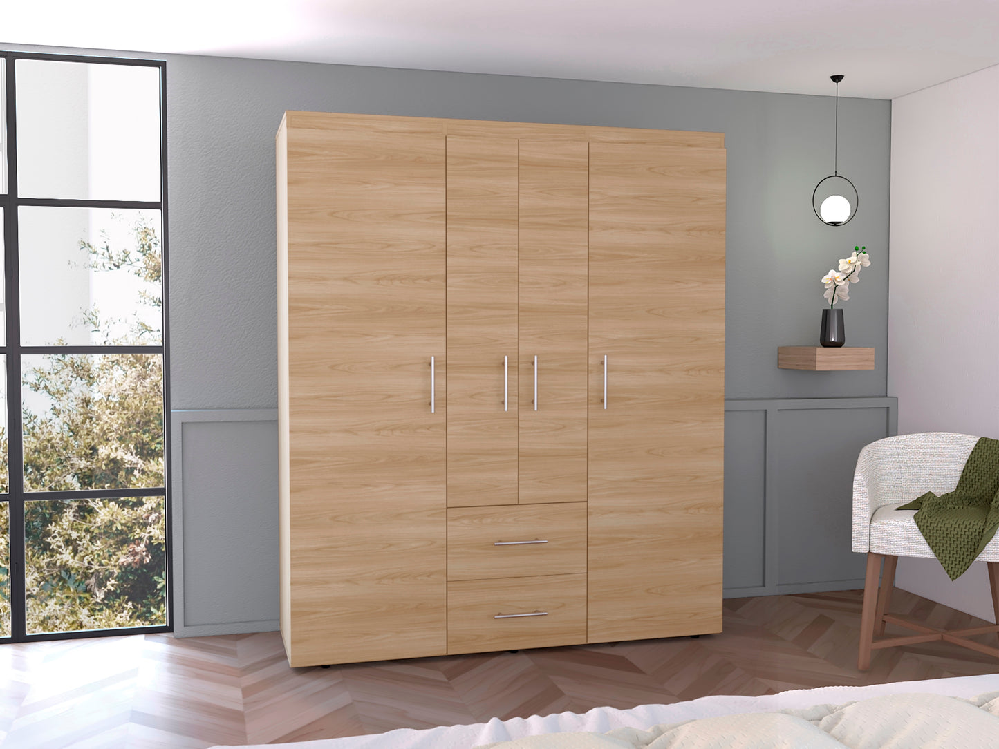 Closet Bariloche Bombay Eco, Fresno Europeo y Wengue