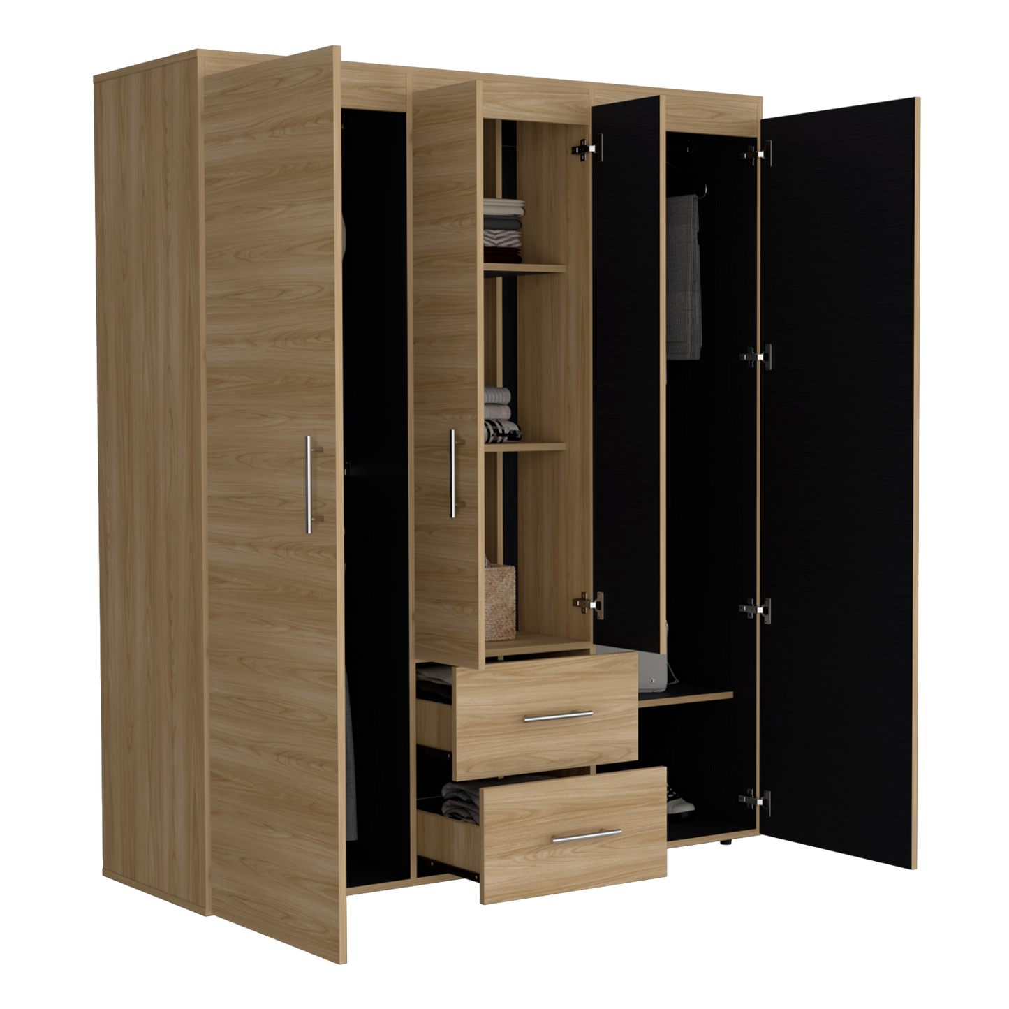 Closet Bariloche Bombay Eco, Fresno Europeo y Wengue