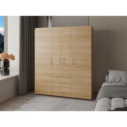 Closet Bariloche Bombay Eco, Fresno Europeo y Blanco Duqueza