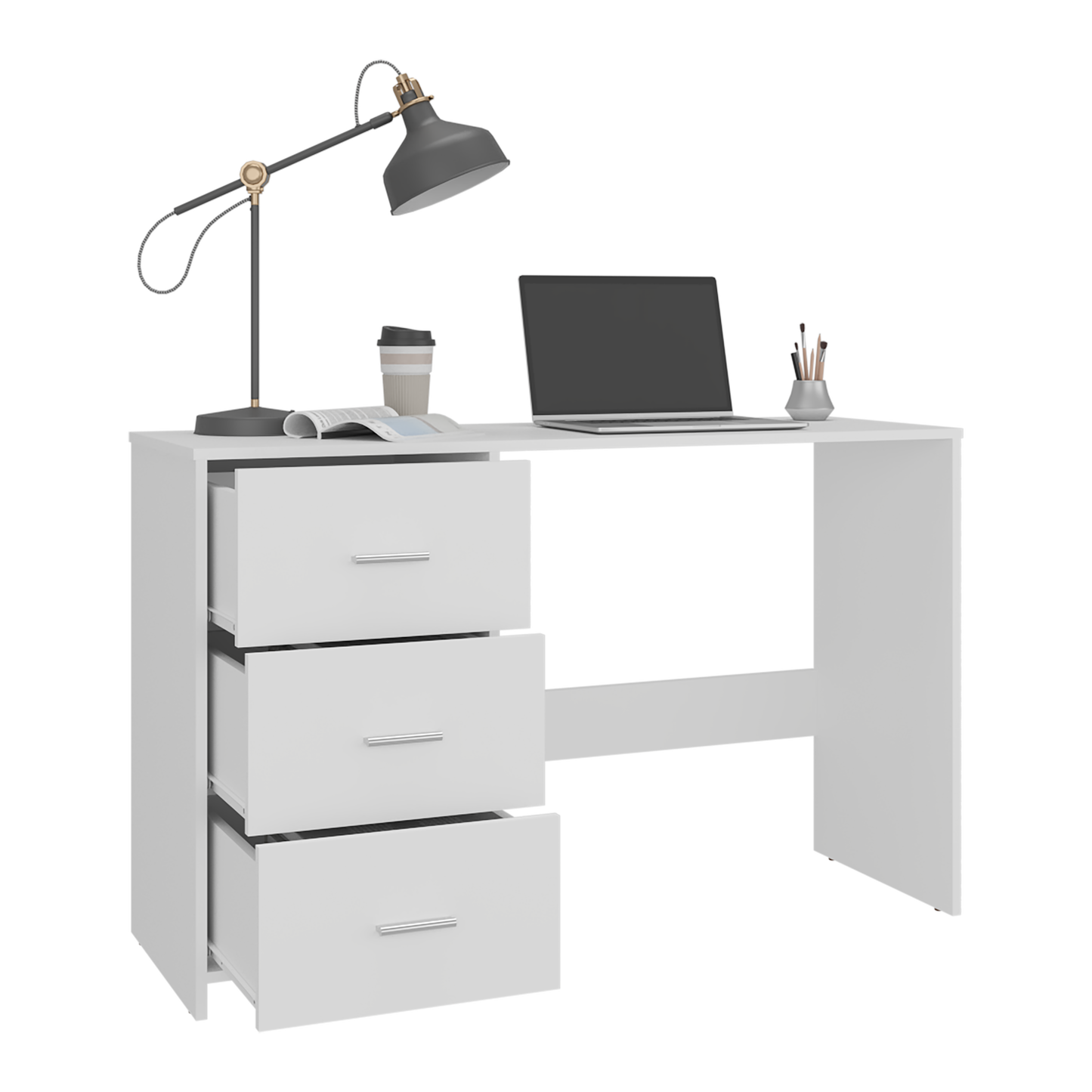 Escritorio 3 Cajones Eco Blanco