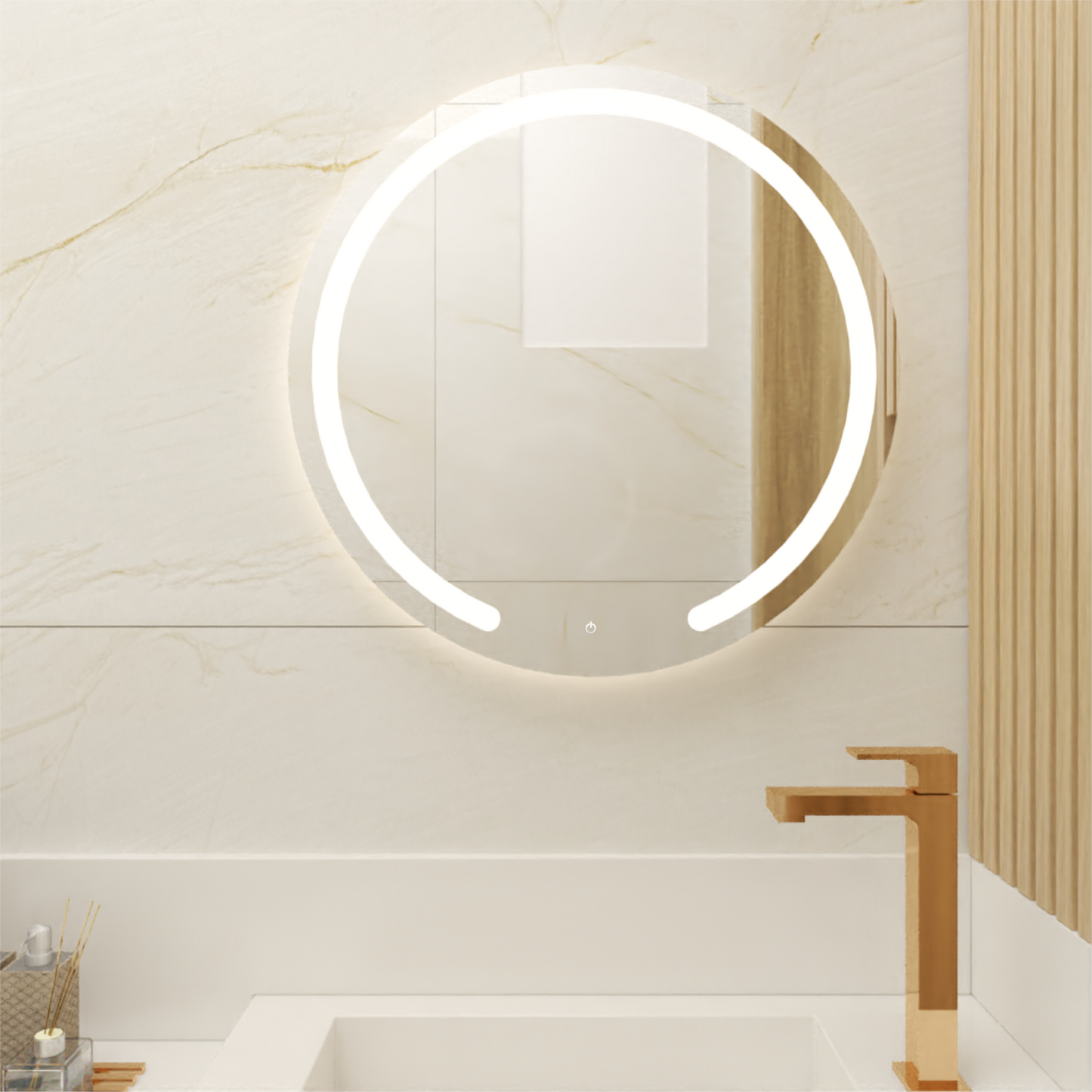 espejo ovalle led
