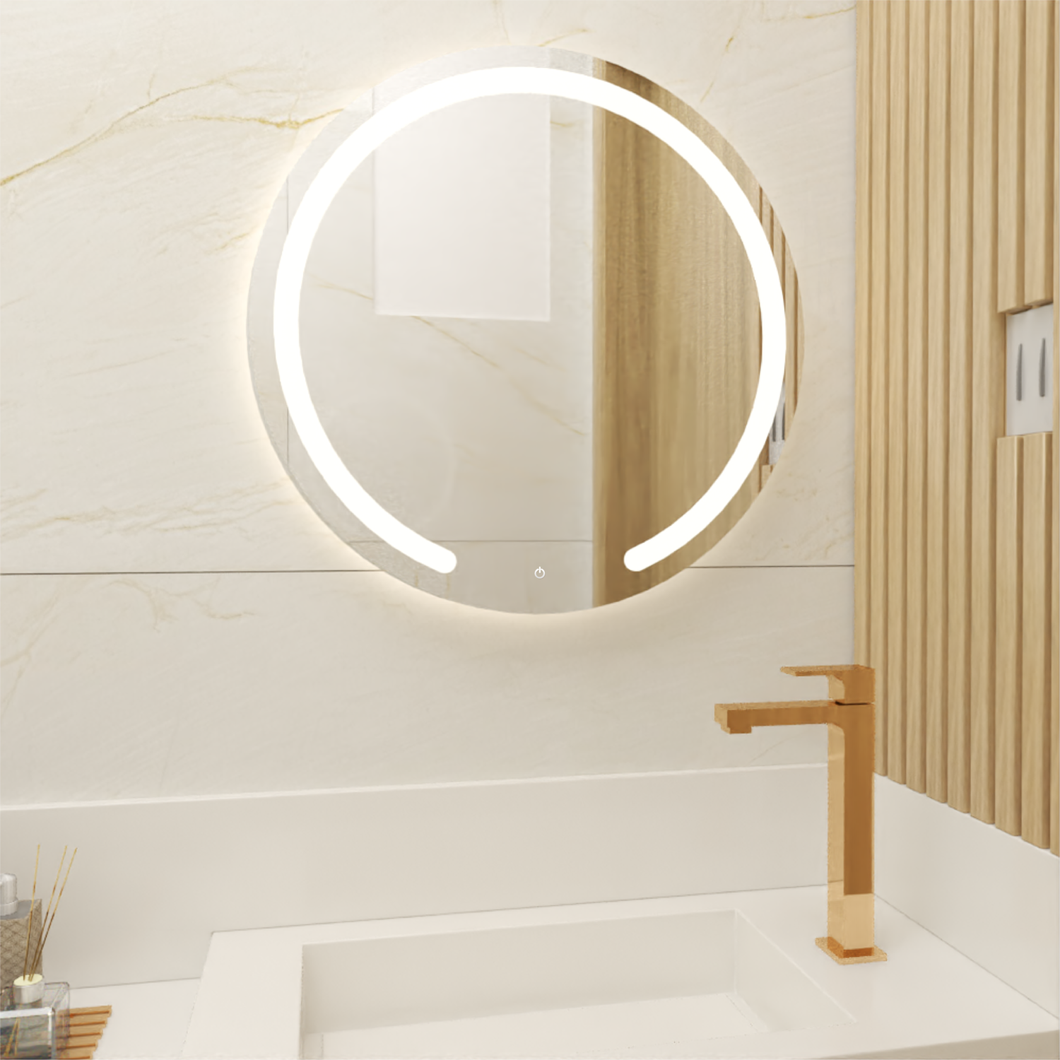 espejo ovalle led