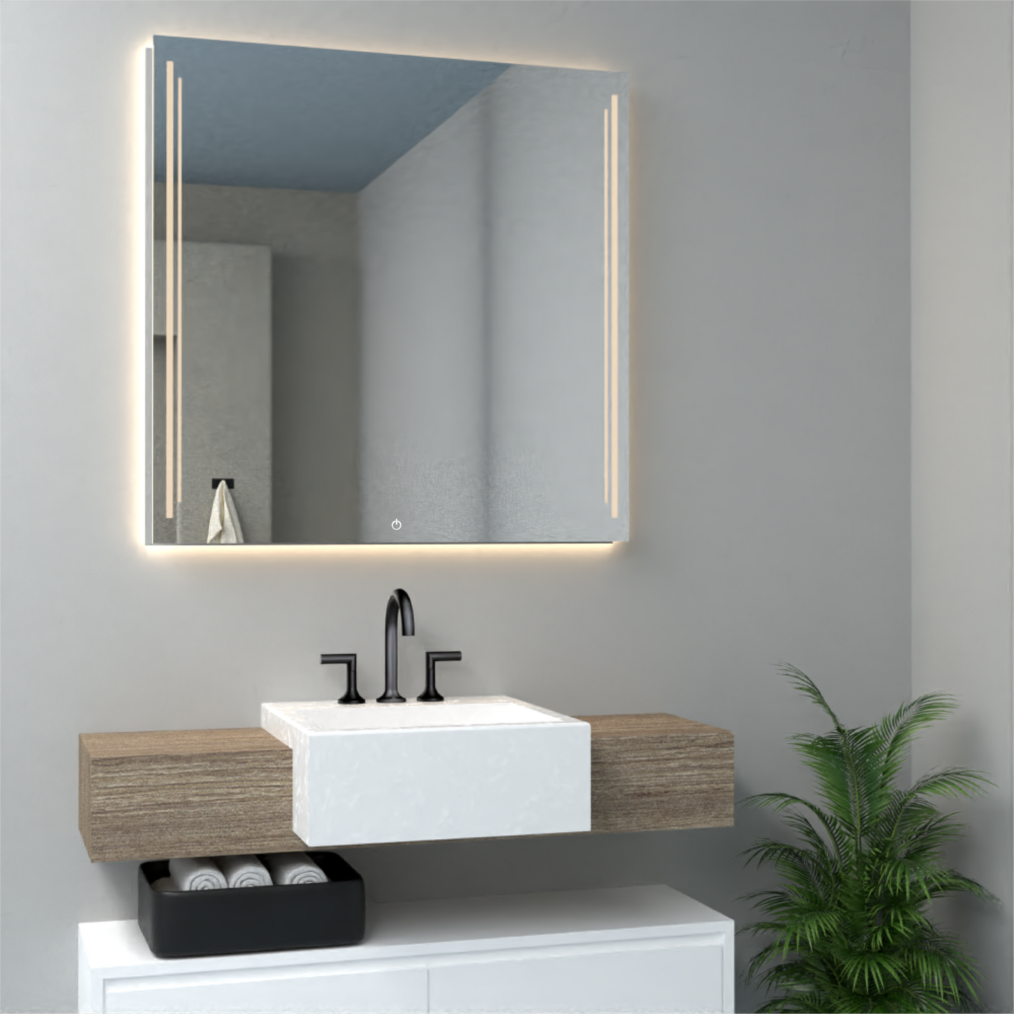Espejo Toronto Led + Touch
