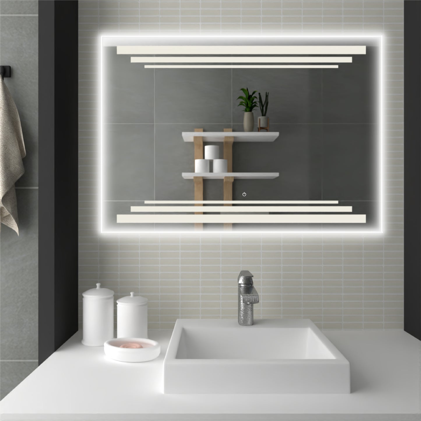 Espejo Baru Led + Touch
