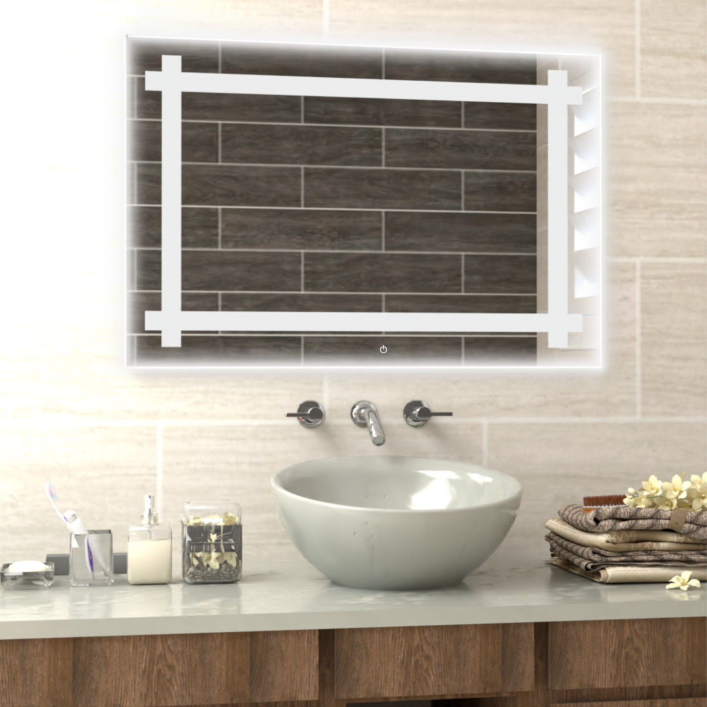 Espejo Broni Led + Touch