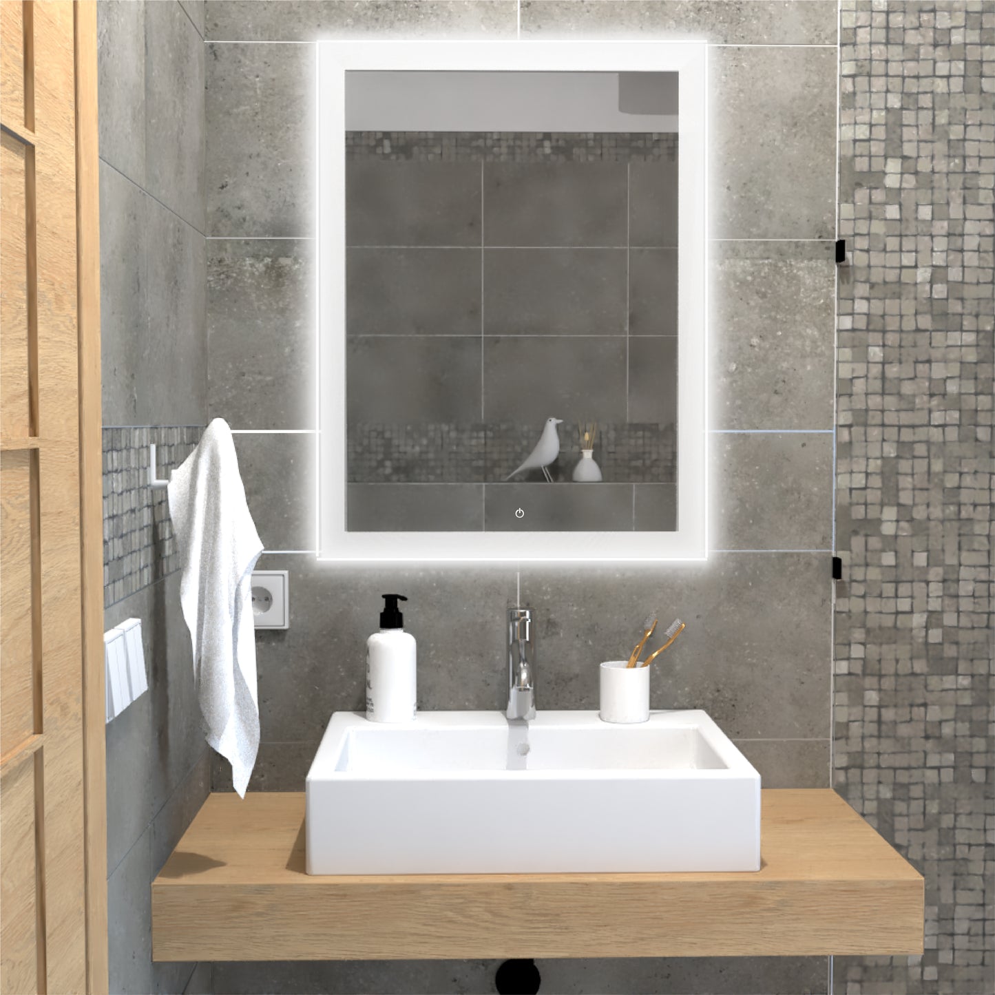 Espejo Catania Led + Touch