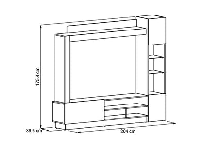 Centro de entretenimiento Nizza TV 65’’