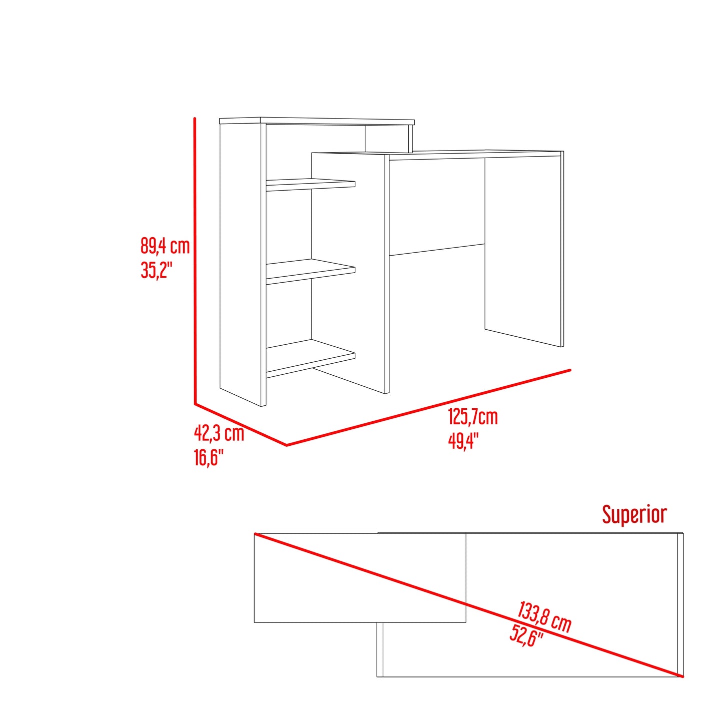 Escritorio Stella Plus