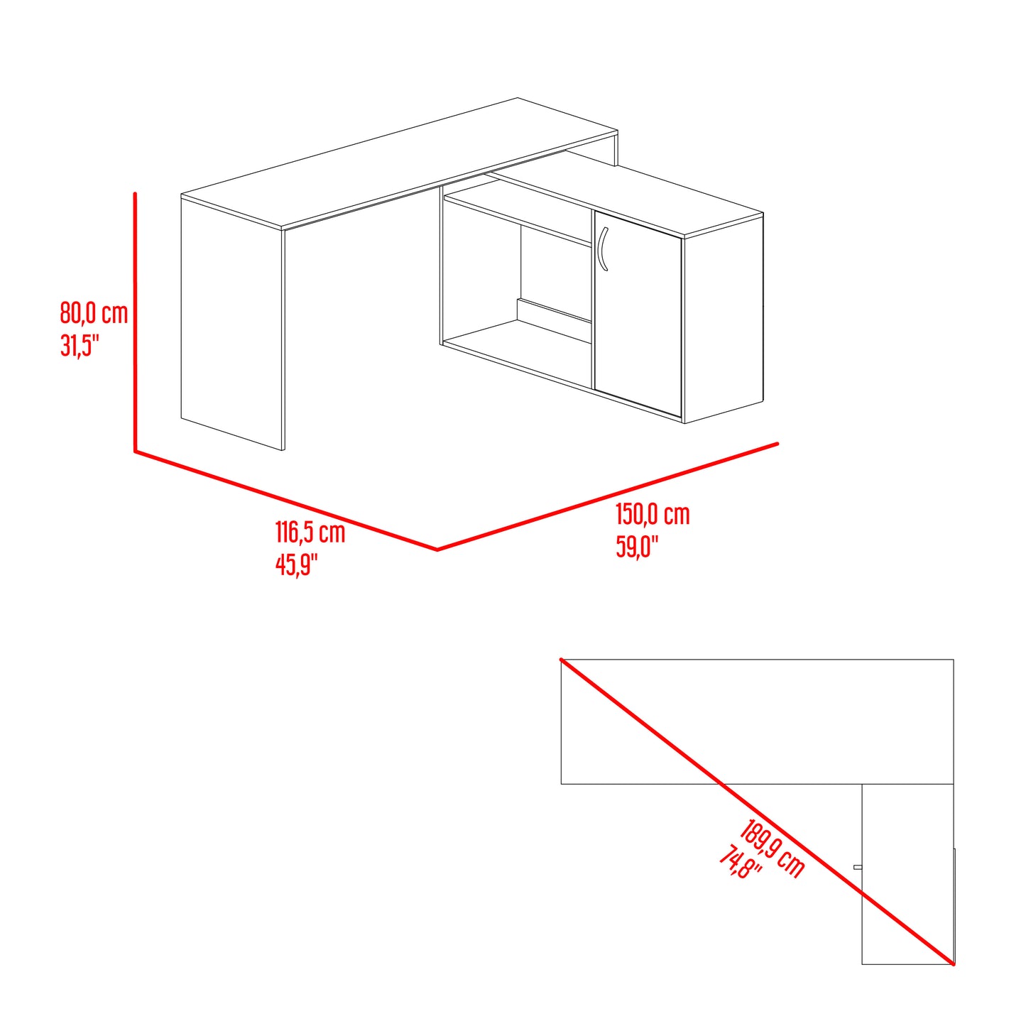 Escritorio Gamer Axis