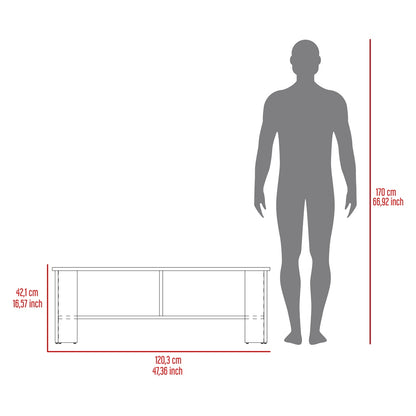 Mesa TV Navia 65" Bardolino/Blanco